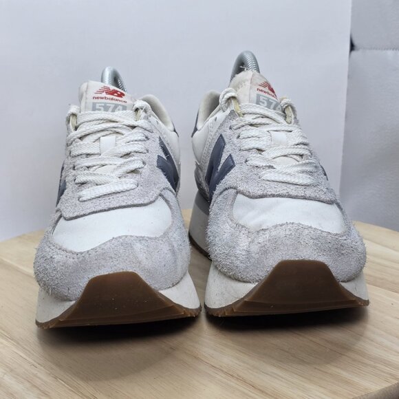 New Balance 574 Moonbeam Dark Arctic Grey Womens US 8 - WL574ZQA - Picture 2 of 9